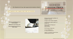 Desktop Screenshot of pension-frick.de